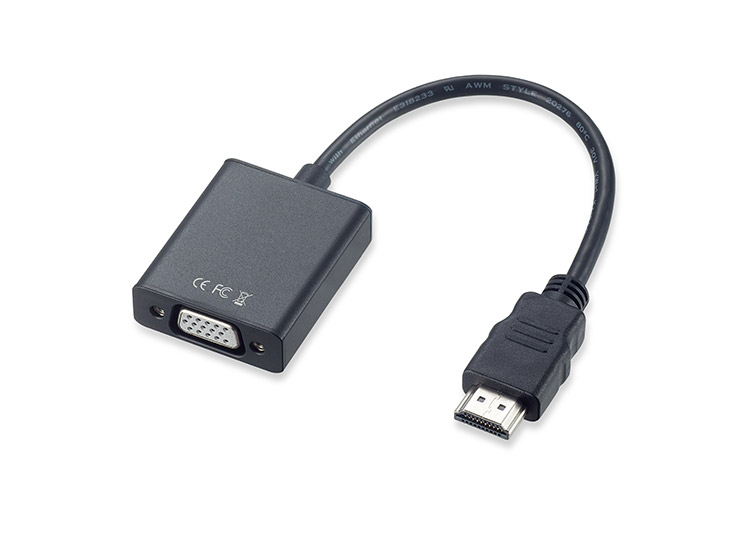HDMI转VGA+音频+充电 转换器